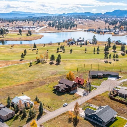 Surrounding Arial View of Property (Summer/Fall View)
