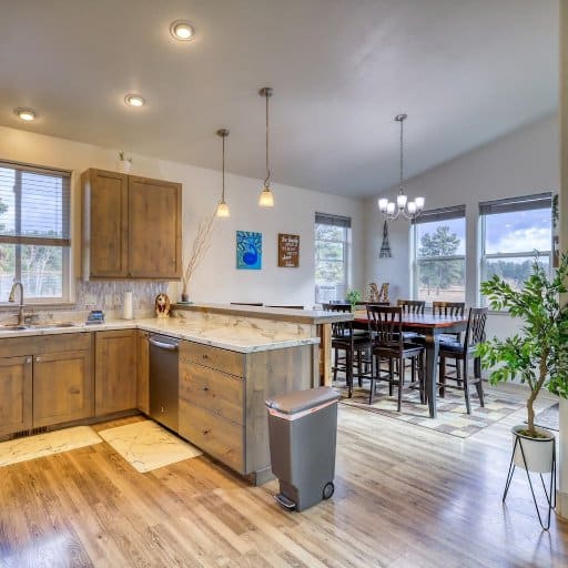 Kitchen and Dining Room Area